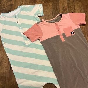RAGS to Raches Romper Jumpsuit Two Piece Bundle Size 5/6